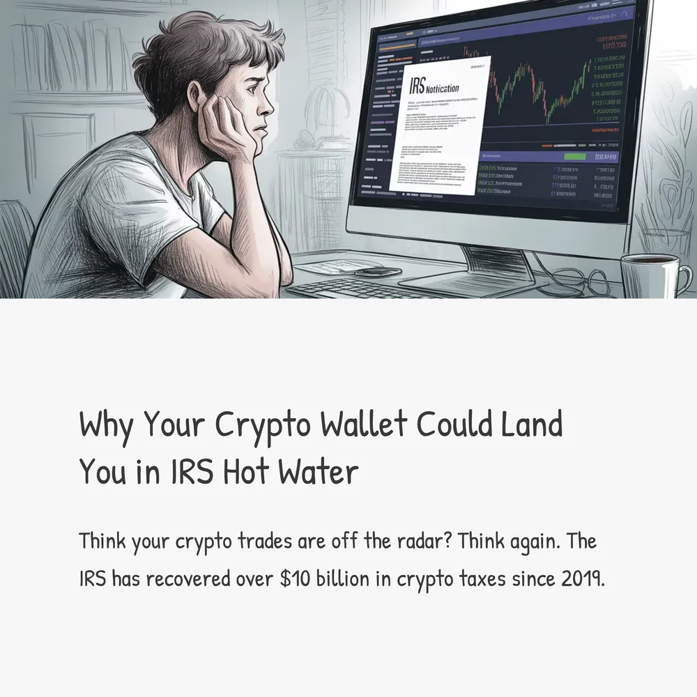 A stressed individual checking crypto transactions on a laptop in a Chicago home